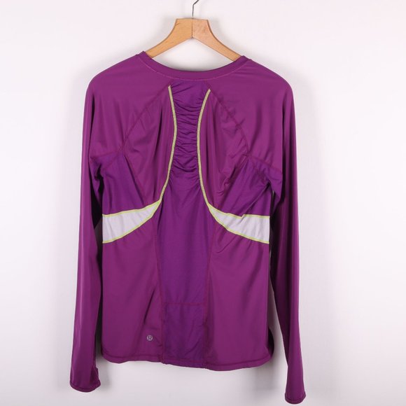 LULULEMON Purple Long Sleeve Women's Running Top - Picture 5 of 5